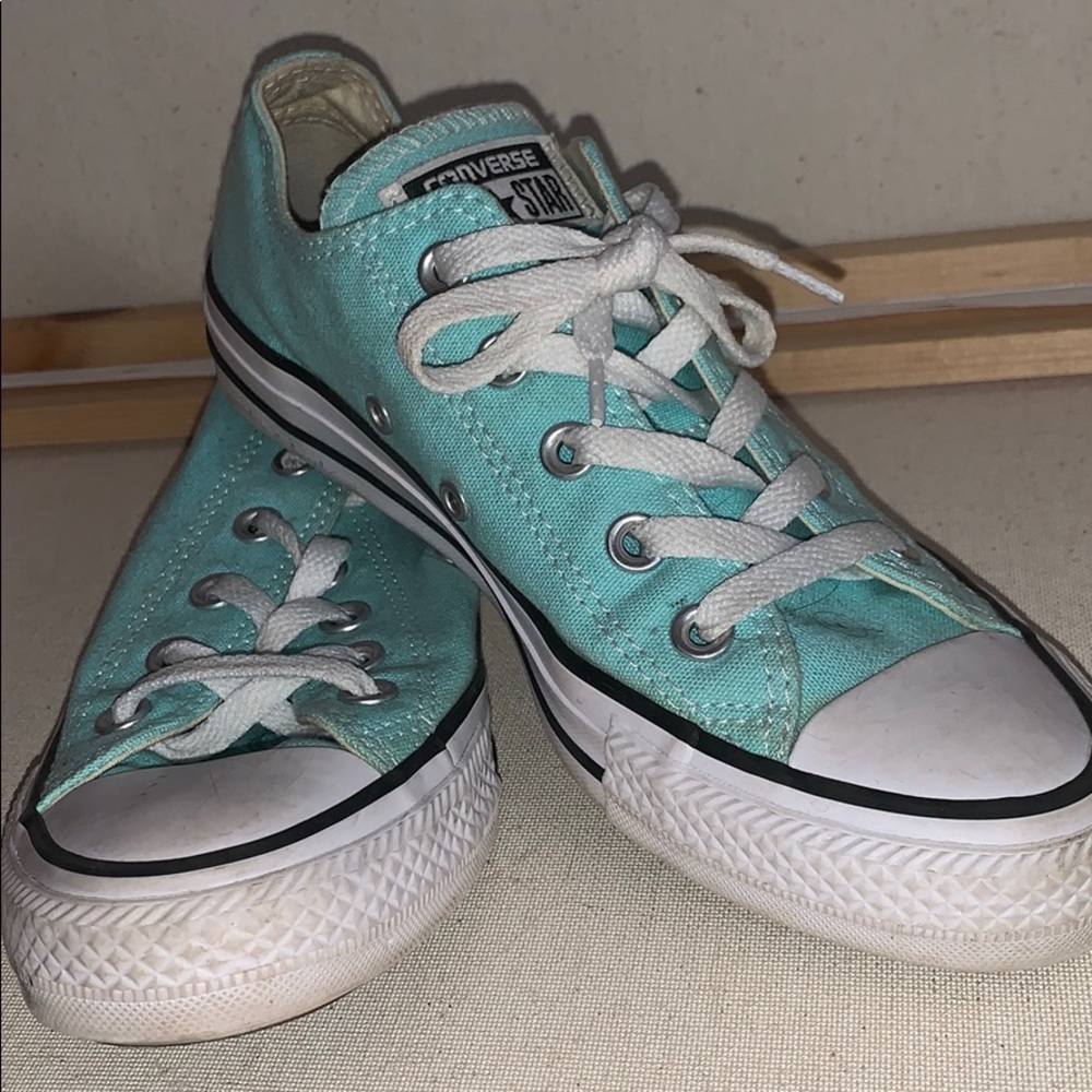 Mint colored converse
